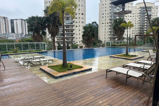 Área comum - Piscina de apartamento para alugar com 2 quartos, 110m² em Residencial Tambore Iii, Santana de Parnaíba