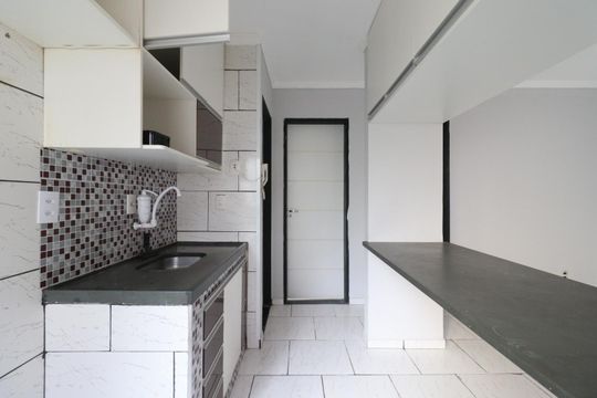 Cozinha de apartamento para alugar com 2 quartos, 50m² em Residencial das Americas, Ribeirão Preto