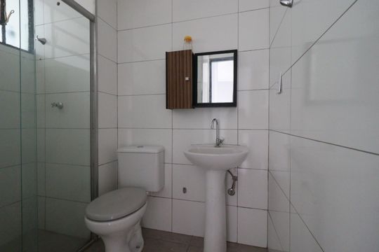 Banheiro de apartamento para alugar com 2 quartos, 50m² em Residencial das Americas, Ribeirão Preto