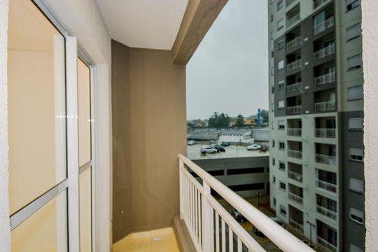 Varanda da Sala de apartamento para alugar com 2 quartos, 43m² em Jardim Normandia, Guarulhos