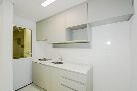 Cozinha de apartamento para alugar com 2 quartos, 43m² em Jardim Normandia, Guarulhos