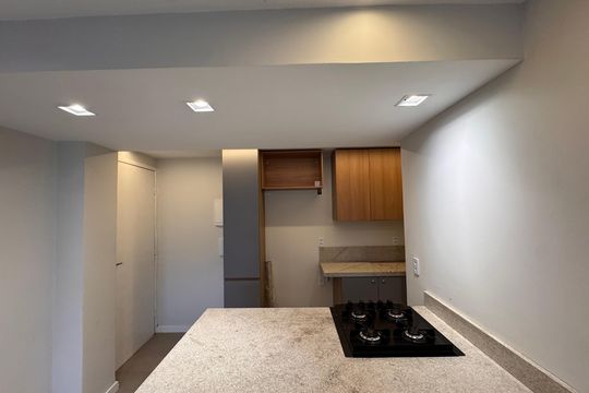 Cozinha de apartamento para alugar com 2 quartos, 60m² em Vargem Grande, Rio de Janeiro