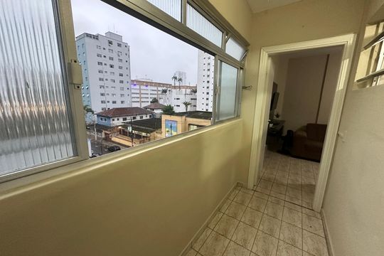 Área de Serviço de apartamento para alugar com 2 quartos, 58m² em Centro, São Vicente