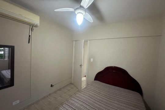 Quarto 1 de apartamento para alugar com 2 quartos, 58m² em Centro, São Vicente