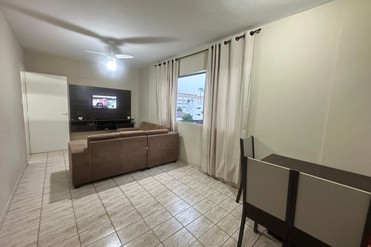Sala de apartamento para alugar com 2 quartos, 58m² em Centro, São Vicente