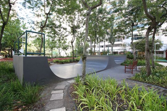 Área comum de apartamento para alugar com 2 quartos, 103m² em Barra Olímpica, Rio de Janeiro