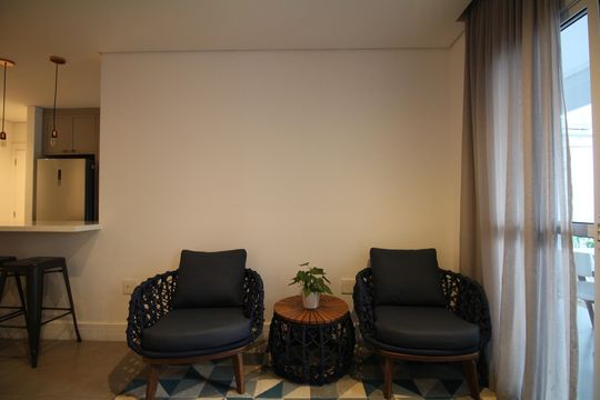 Sala de apartamento à venda com 2 quartos, 109m² em Chácara Agrindus, Taboão da Serra