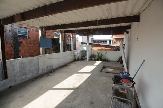 Área de Serviço de casa para alugar com 2 quartos, 70m² em Rádio Clube, Santos