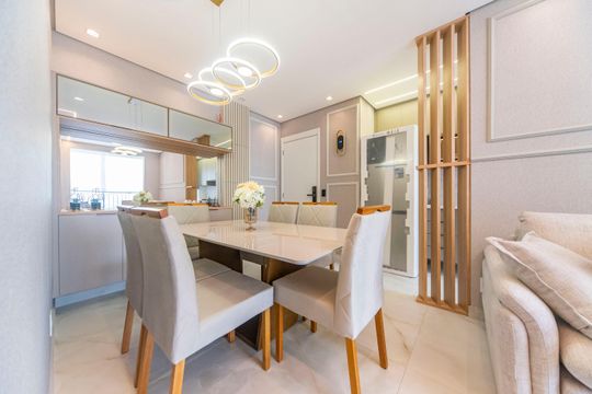 Sala de apartamento à venda com 3 quartos, 69m² em Rudge Ramos, São Bernardo do Campo