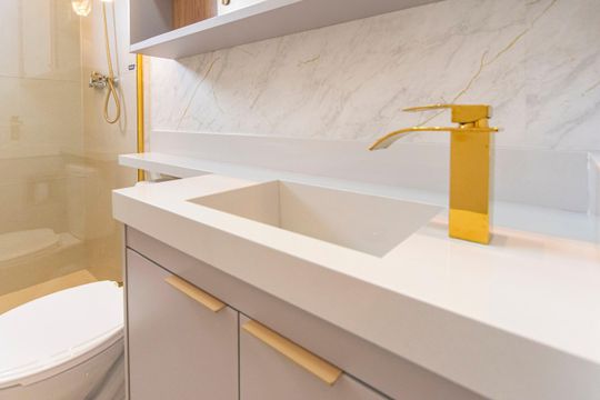 Banheiro do Quarto 3 de apartamento à venda com 3 quartos, 69m² em Rudge Ramos, São Bernardo do Campo