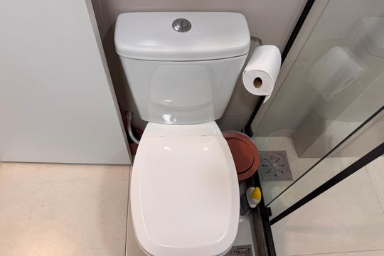 Banheiro Social de apartamento à venda com 3 quartos, 110m² em Recreio dos Bandeirantes, Rio de Janeiro