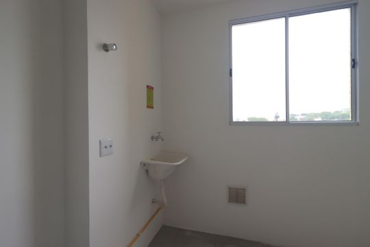 Área de Serviço de apartamento à venda com 1 quarto, 40m² em Parque das Nações, Santo André