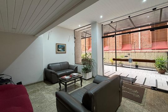 Área comum de apartamento para alugar com 2 quartos, 99m² em Vila Mathias, Santos