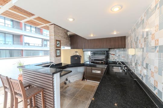 Área comum - Churrasqueira de apartamento para alugar com 1 quarto, 40m² em Consolação, São Paulo