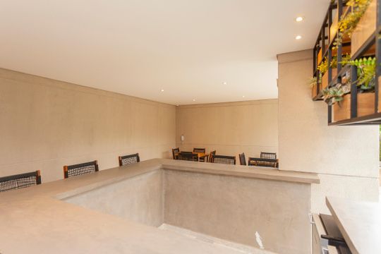 Área comum - Churrasqueira de apartamento para alugar com 2 quartos, 42m² em Socorro, São Paulo
