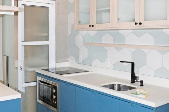Cozinha de apartamento à venda com 2 quartos, 50m² em Parque Monte Verde, Valinhos