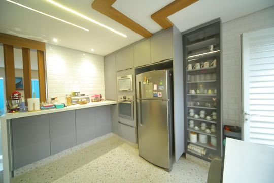 Cozinha  de casa de condomínio à venda com 3 quartos, 118m² em Planalto, São Bernardo do Campo
