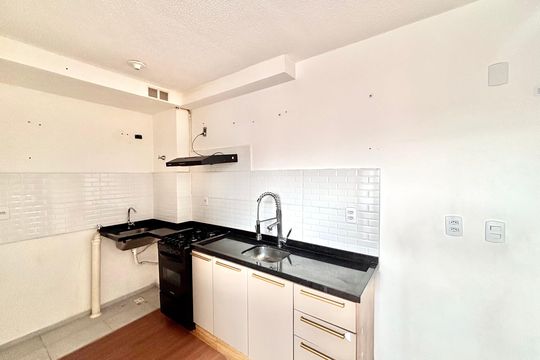 Cozinha de apartamento para alugar com 2 quartos, 36m² em Lageado, Ferraz de Vasconcelos