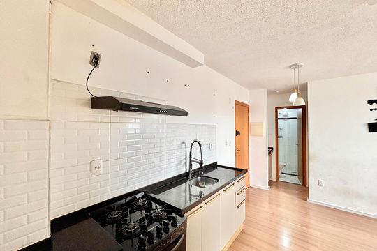 Cozinha de apartamento para alugar com 2 quartos, 36m² em Lageado, Ferraz de Vasconcelos