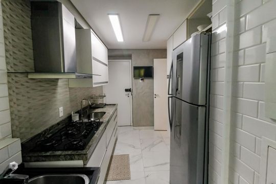 Cozinha - Armários de apartamento à venda com 2 quartos, 96m² em Vila Andrade, São Paulo