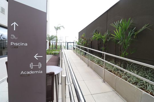 Área comum de apartamento à venda com 2 quartos, 55m² em Vila Anastácio, São Paulo