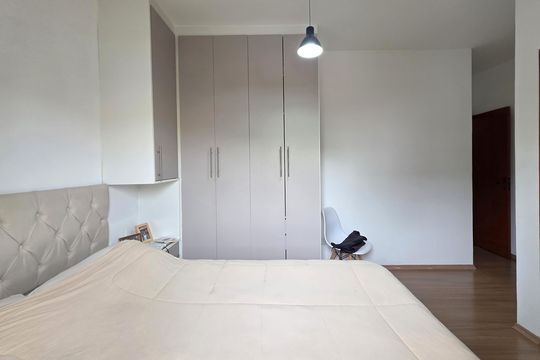 Suíte  de apartamento para alugar com 2 quartos, 68m² em Vila Homero Thon, Santo André