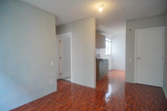 sala de apartamento para alugar com 2 quartos, 51m² em Santos Dumont, São Leopoldo
