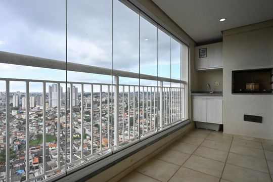 Varanda de apartamento para alugar com 3 quartos, 93m² em Jardim Henriqueta, Taboão da Serra