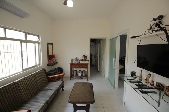 Sala de casa para alugar com 2 quartos, 282m² em Bom Retiro, Santos