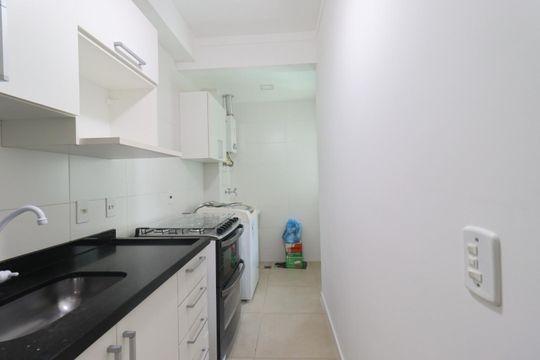 Cozinha de apartamento para alugar com 1 quarto, 52m² em Jardim Botânico, Ribeirão Preto