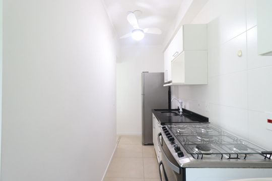 Cozinha de apartamento para alugar com 1 quarto, 52m² em Jardim Botânico, Ribeirão Preto