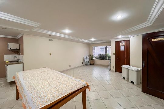 Salão de festas de apartamento à venda com 2 quartos, 71m² em Santa Maria, São Caetano do Sul