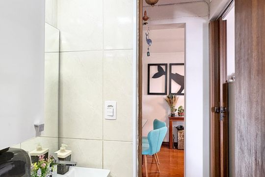 Banheiro de apartamento à venda com 2 quartos, 47m² em Brasilândia, São Paulo