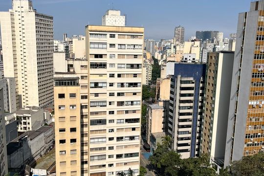 vista de kitnet/studio à venda com 1 quarto, 40m² em Santa Cecilia, São Paulo