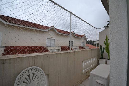 Varanda da Suíte de casa de condomínio à venda com 3 quartos, 141m² em Rio Pequeno, São Paulo