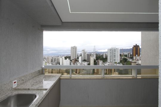 Varanda da Sala de apartamento para alugar com 2 quartos, 65m² em Gutierrez, Belo Horizonte