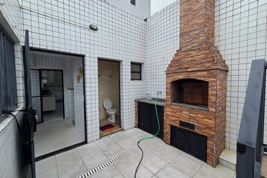 Churrasqueira de apartamento para alugar com 3 quartos, 200m² em Guilhermina, Praia Grande
