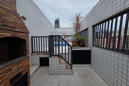 Churrasqueira de apartamento para alugar com 3 quartos, 200m² em Guilhermina, Praia Grande