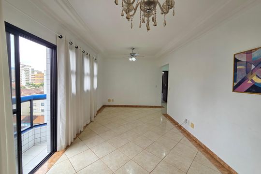 Sala de apartamento para alugar com 3 quartos, 200m² em Guilhermina, Praia Grande