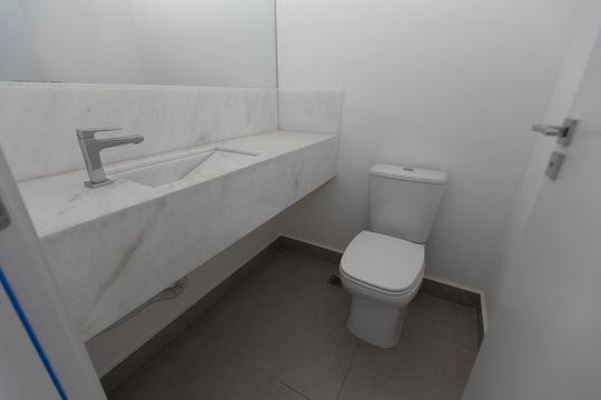 LAVABO de apartamento à venda com 3 quartos, 125m² em Nova Campinas, Campinas