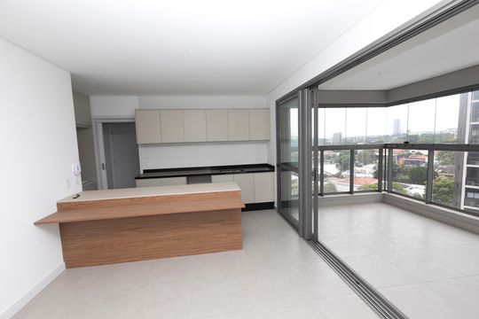 SALA DOIS AMBIENTES de apartamento à venda com 3 quartos, 125m² em Nova Campinas, Campinas