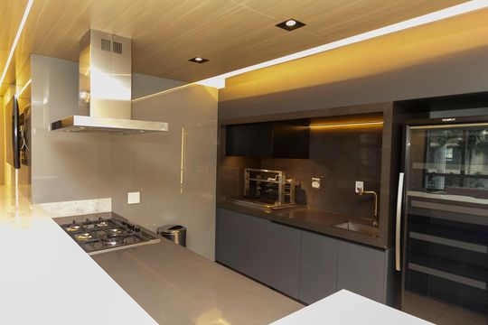 SALÃO DE FESTAS de apartamento à venda com 3 quartos, 125m² em Nova Campinas, Campinas