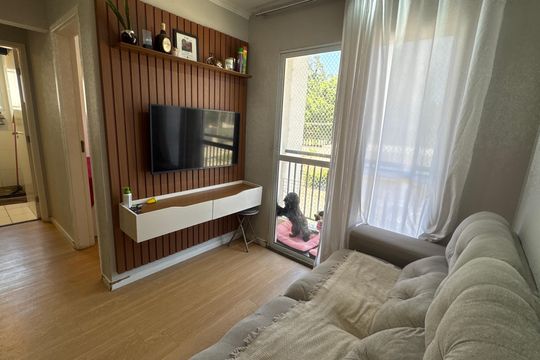 Sala de apartamento para alugar com 2 quartos, 47m² em Bairro do Maranhao, Cotia