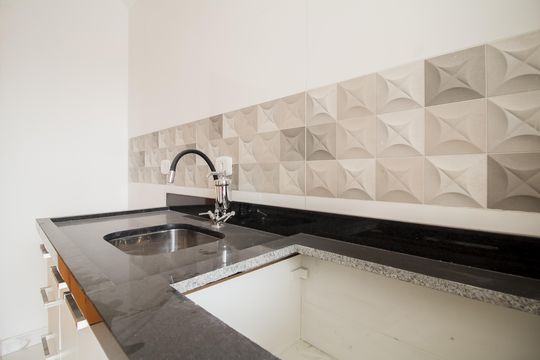 Cozinha de apartamento à venda com 2 quartos, 38m² em Vila Carrão, São Paulo