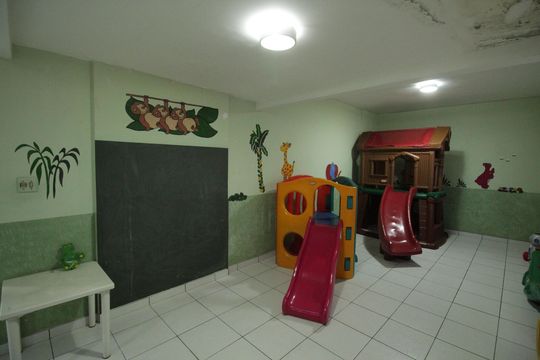 Área comum - Playground de apartamento para alugar com 3 quartos, 162m² em Ponta da Praia, Santos