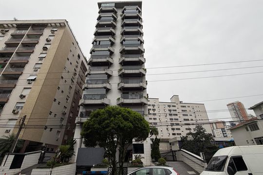 Fachada de apartamento para alugar com 3 quartos, 162m² em Ponta da Praia, Santos