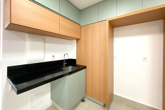 Área de Serviço de kitnet/studio para alugar com 1 quarto, 45m² em Lourdes, Belo Horizonte