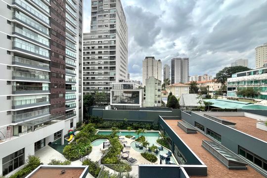 Vista da Varanda de kitnet/studio para alugar com 1 quarto, 40m² em Vila Clementino, São Paulo