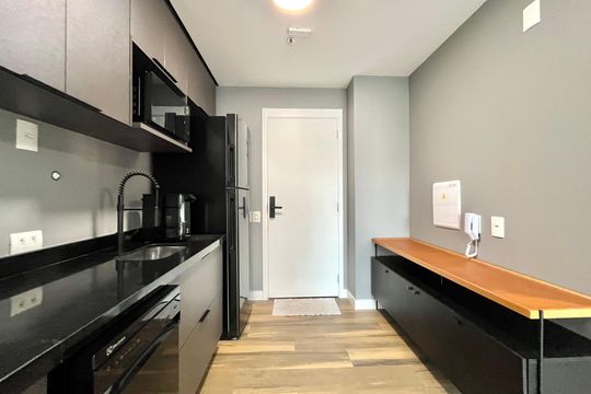 Cozinha de kitnet/studio para alugar com 1 quarto, 40m² em Vila Clementino, São Paulo