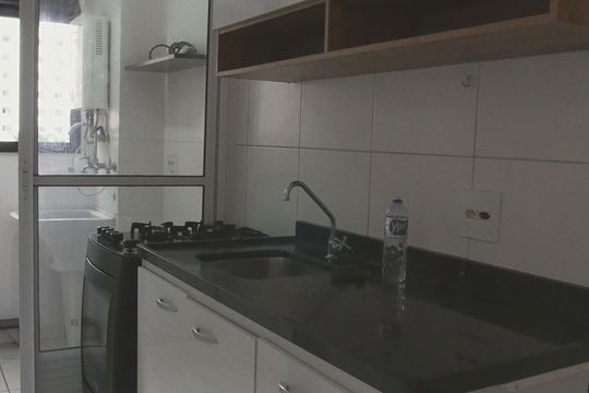 Cozinha de apartamento para alugar com 2 quartos, 50m² em Jardim Umuarama, São Paulo